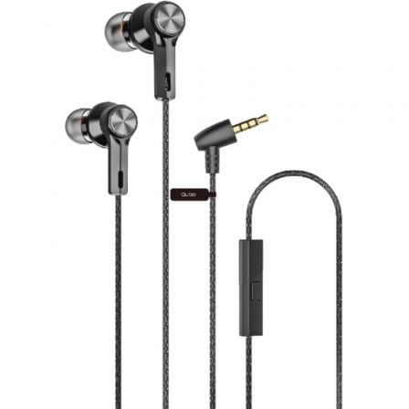 Auriculares Intrauditivos Qubo EB-100/ con Micrófono/ Jack 3.5/ Grises_0