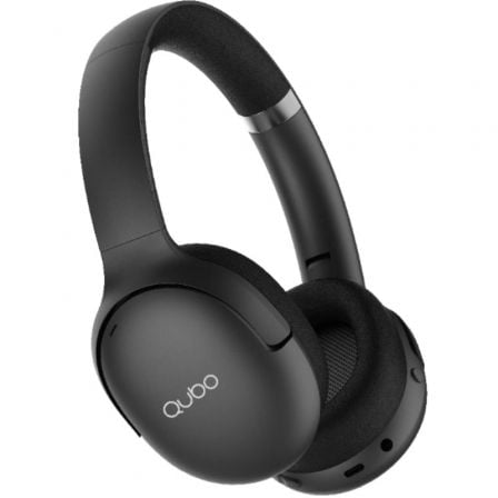 Auriculares Inalámbricos Qubo HD-400/ con Micrófono/ Bluetooth/ Negros_0