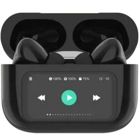 Auriculares Bluetooth Qubo TWS-400BK con estuche de carga/ Autonomía 4h/ Negros_0