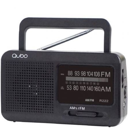 Radio Portátil Qubo R-222/ Negro_0