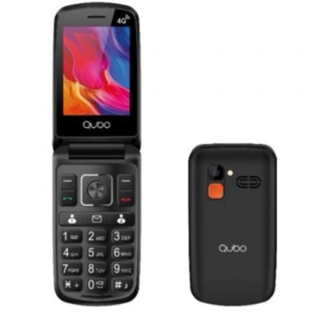 Teléfono Móvil Qubo P-210NW 4G para Personas Mayores/ Negro_0