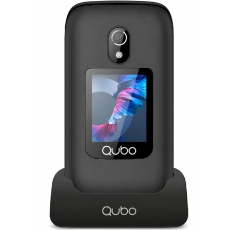 Teléfono Móvil Qubo P-221BKC 4G para Personas Mayores/ Negro_0
