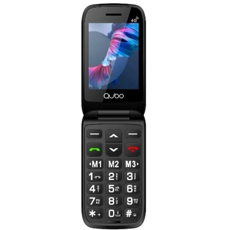 Teléfono Móvil Qubo P-221RD 4G para Personas Mayores/ Rojo_0