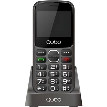 Teléfono Móvil Qubo X-230BKC 4G para Personas Mayores/ Negro_0