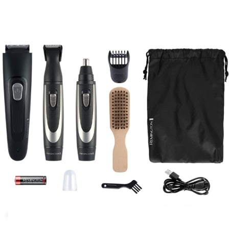 Recortadora con kit de viaje Remington The Works MB905/ a Pilas/ 6 Accesorios_0