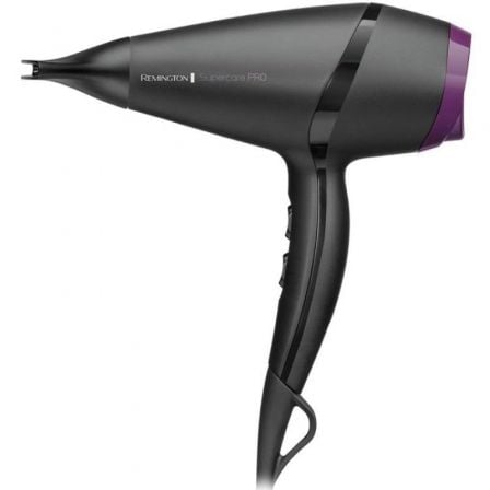 Secador Remington SuperCare Pro 2100 AC7100/ 2100W/ Iónico/ Negro y Lila_0