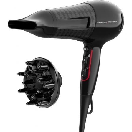 Secador Rowenta Powerline 3 Karl Lagerfeld/ 2300W/ Iónico/ Negro_0