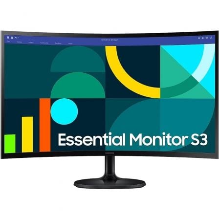 Monitor Profesional Samsung Essential Monitor S3 S36GD S24D362GAU/ 24"/ Full HD/ Negro_0