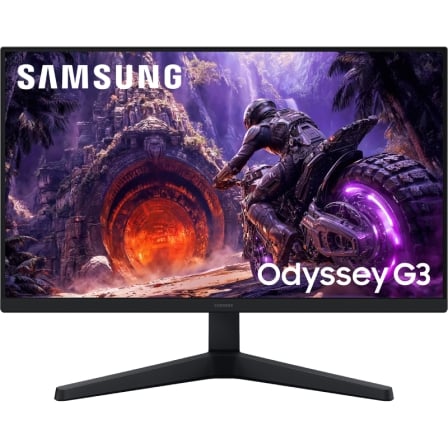 Monitor Gaming Samsung Odyssey G3 S24HG302EU 24"/ Full HD/ 1ms/ 200Hz/ VA/ Regulable en altura/ Negro_0