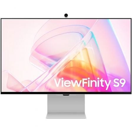 Monitor Samsung ViewFinity S9 / 27' / 5K / Smart TV / Webcam / Altura Regulável / Prata / LS27C902PAUXEN