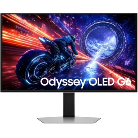 Monitor Gaming Samsung Odyssey OLED G6 G60SF S27FG604SU 27"/ QHD/ 0.03ms/ 500Hz/ QD-OLED/ Regulable en altura/ Plata_0