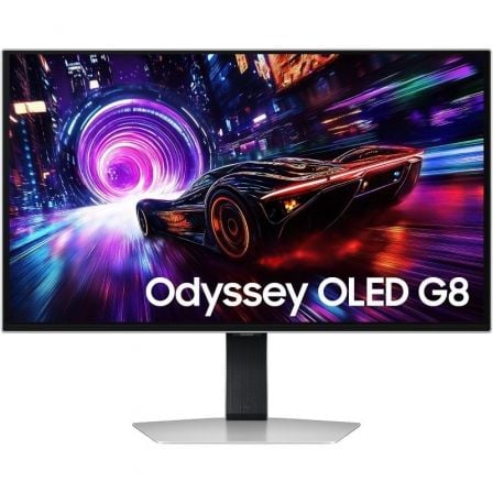 Monitor Gaming Samsung Odyssey OLED G8 G81SF S27FG816SU 27"/ 4K/ 0.03ms/ 240Hz/ QD-OLED/ Regulable en altura/ Plata_0