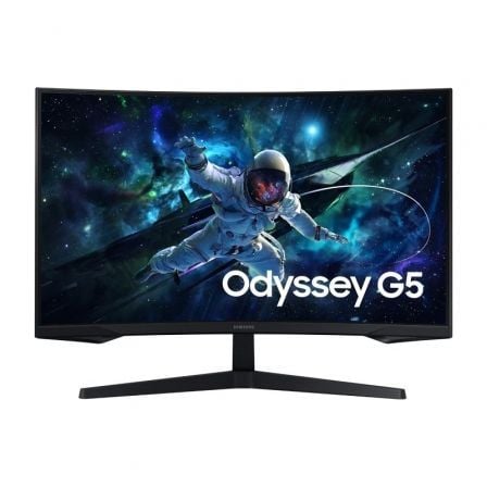Monitor Gaming Curvo Samsung Odyssey G5 S32CG554EU 32"/ QHD/ 1ms/ 165Hz/ VA/ Negro_0