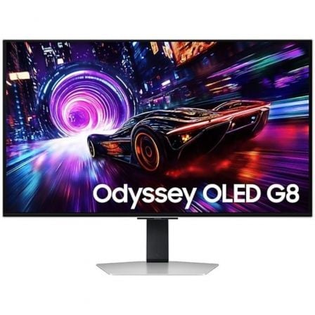 Monitor Gaming Samsung Odyssey OLED G8 S32FG812SU 32"/ 4K/ 0.03ms/ 240Hz/ Regulable en Altura/ Plata_0