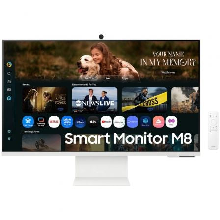 Smart Monitor Samsung / UHD / USB-C / Slim Fit Camera / Speaker / Telecomando / Preto / S32FM801_0