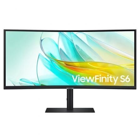 Monitor Profesional Ultraparonámico Curvo Samsung ViewFinity S6 S34C652UAU 34"/ UWQHD/ Multimedia/ Negro_0