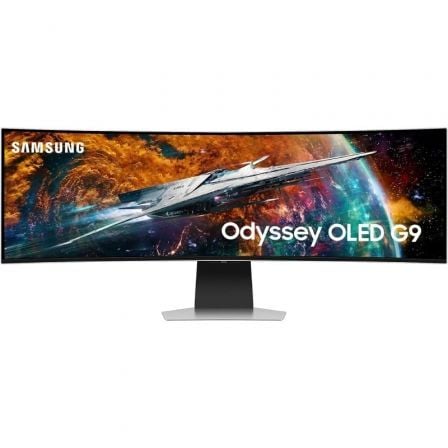 Smart Monitor Ultraparonamico Curvo Gaming Samsung Odyssey OLED G9 S49CG950SU 49"/ Dual QHD/ Multimedia/ 0.03ms/ 240Hz/ OLED/ Regulable en altura Gris_0