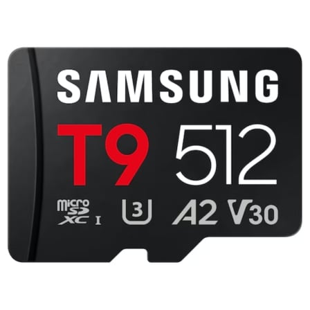 Tarjeta de Memoria Samsung P9 512GB microSD XC/ Clase 10/ 200MBs_0