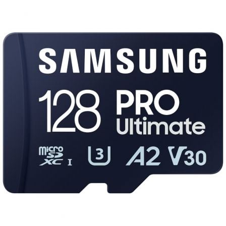 Tarjeta de Memória Samsung Pro Ultimate 128GB microSD XC / Classe 10 / 200MBs / SAM-MICROSD_PRO_ULT_128GB