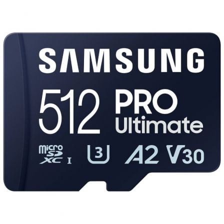 Tarjeta de Memória Samsung Pro Ultimate 512GB / Classe 10 / 200MBs / Adaptador / MB-MY512SA/WW