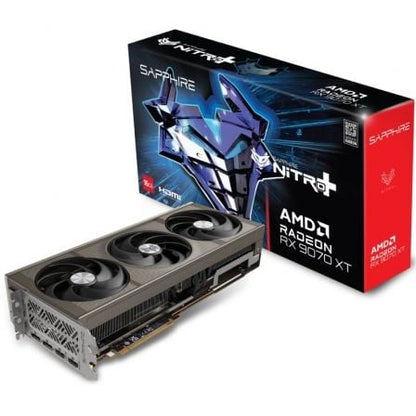 VGA SAPPHIRE NITRO+ RADEON RX 9070 XT GAMING OC,AMD,RX9070XT,16GB,GDDR6,256BIT,2HDMI+2DP (3 VENTILADORES)_2