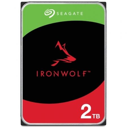 Disco Rígido Seagate IRONWOLF 2TB NAS 3.5IN 6GB/S / Preto / ST2000VN003_0