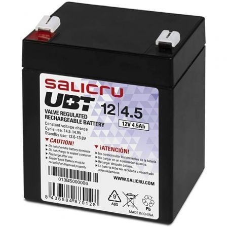 Salicru 013BS000006 batería para sistema ups Sealed Lead Acid (VRLA) 12 V 4,5 Ah_0