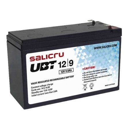 Batería Salicru UBT 12/9 compatible con SAI Salicru según especificaciones_0