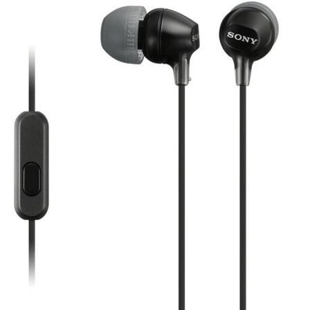 Auriculares Intrauditivos Sony / Com Microfone / Jack 3.5 / Preto / MDR-EX15AP
