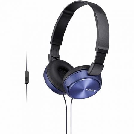 Auriculares Sony MDRZX310APL / Azul / Com Microfone / Jack 3.5