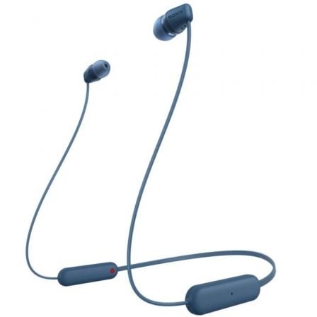 Auriculares Inalámbricos Intrauditivos Sony WI-C100 / Microfone / Bluetooth / Azuis