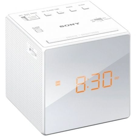 Rádio Despertador Sony ICF-C1 W / Cor Branca_0
