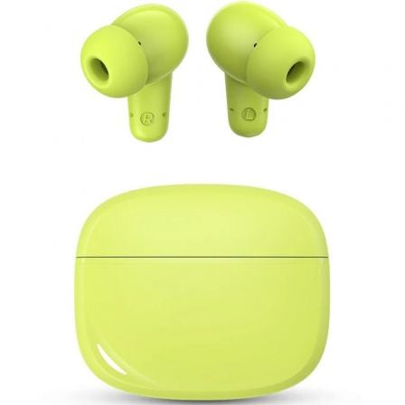 Auriculares Bluetooth SPC Boost Buds con estuche de carga/ Autonomía 7.5h/ Verde Lima_0