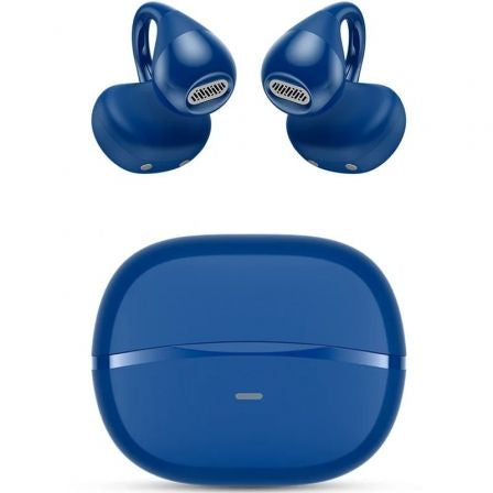 Auriculares Bluetooth SPC Boost Clip con estuche de carga/ Autonomía 6h/ Azules_0