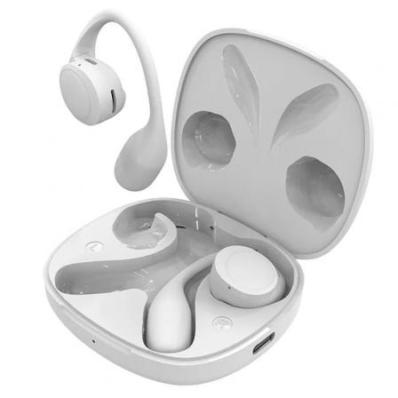 Auriculares Deportivos Bluetooth SPC / Brancos / Autonomia 8h / SPC-AUR_ETHER_2_SENSE_WH