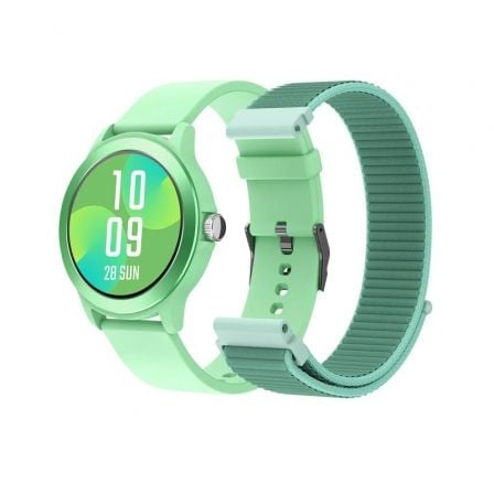 Smartwatch SPC Smartee Duo Vivo 9651R/ Notificaciones/ Frecuencia Cardíaca/ Verde Menta/ Incluye Correa Extra_0