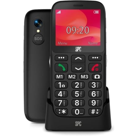 Teléfono Móvil SPC Polaris Pure para Personas Mayores/ 4G/ Negro_0