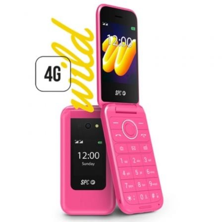Teléfono Móvil SPC WILD para Personas Mayores/ 4G/ Rosa_0