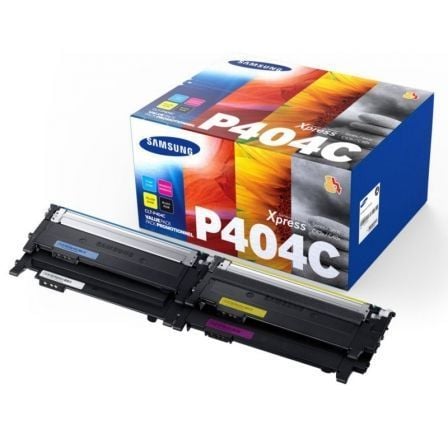 Tóner Original Samsung CLT-404S Multipack/ Cian/ Magenta/ Amarillo/ Negro_0