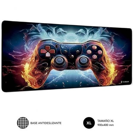 SUBBLIM GameCore XL Alfombrilla de ratón para juegos Negro, Multicolor_0