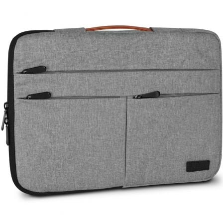Funda Subblim Air Padding 360 Sleeve para Portátiles hasta 15.6"/ Gris Claro_0