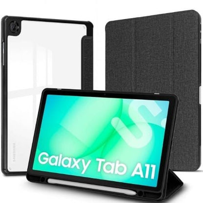 Funda Subblim Clear Shock Case para Samsung A11 8.7"/ Negra_0