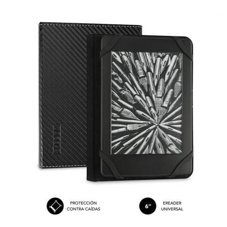 Funda para libro electrónico Subblim 1EC001 Booklet/ Negra_0