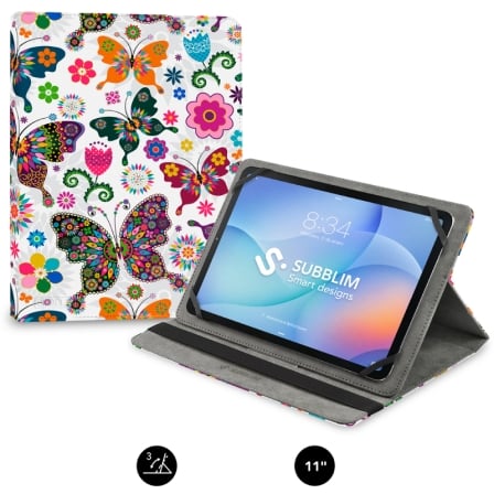 Funda Subblim Trendy Case Mariposas para Tablet de 9.6"-11"_0