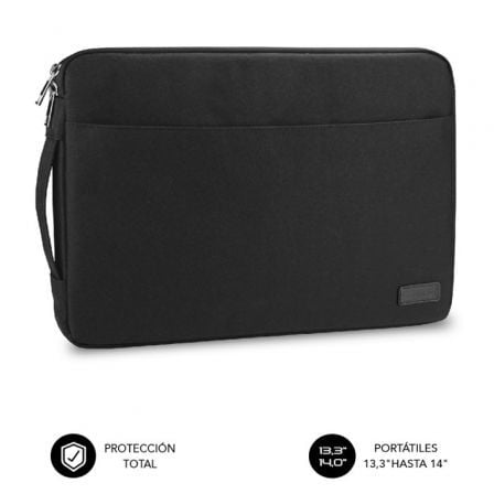 Funda Subblim Urban Laptop Sleeve para Portátiles hasta 14"/ Negra_0