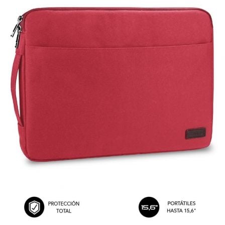 Funda Subblim Urban Laptop Sleeve para Portátiles hasta 15.6"/ Roja_0