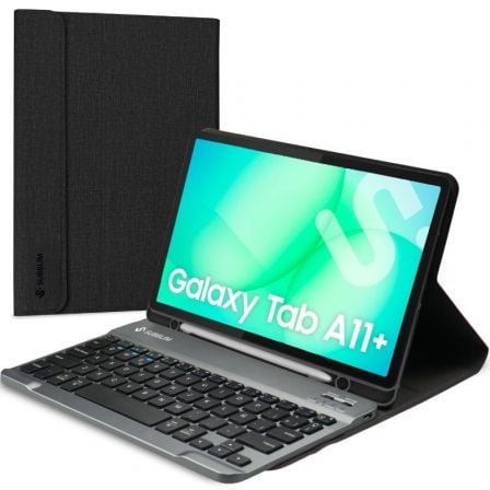 Funda con Teclado Subblim KeyTab Pro BT para Tablets Samsung Galaxy A11+/ Negra_1