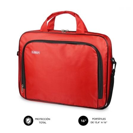 Maletín Subblim Oxford para Portátiles hasta 16"/ Rojo_0