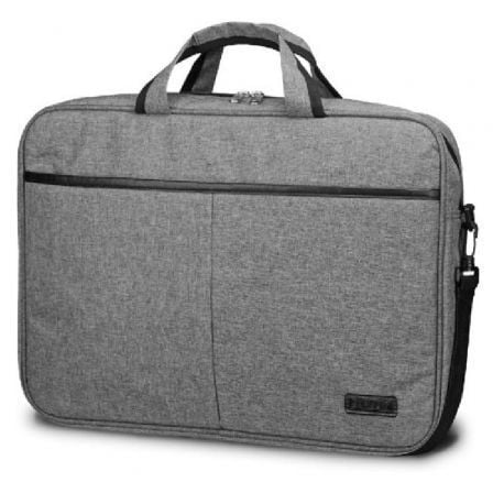 Maletín Subblim Elite Laptop Bag para Portátiles hasta 14"/ Cinta para Trolley/ Gris_0