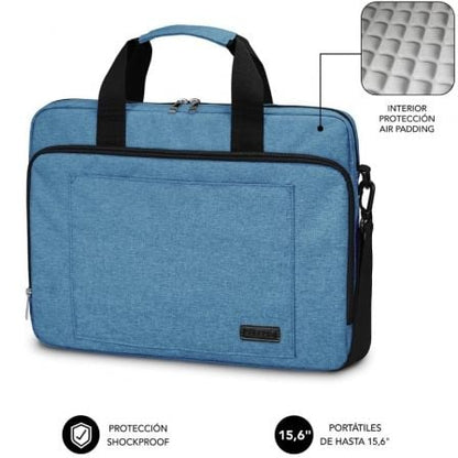 Mochila Subblim Air Padding Laptop Bag para Portátiles hasta 15.6"/ Azul_0